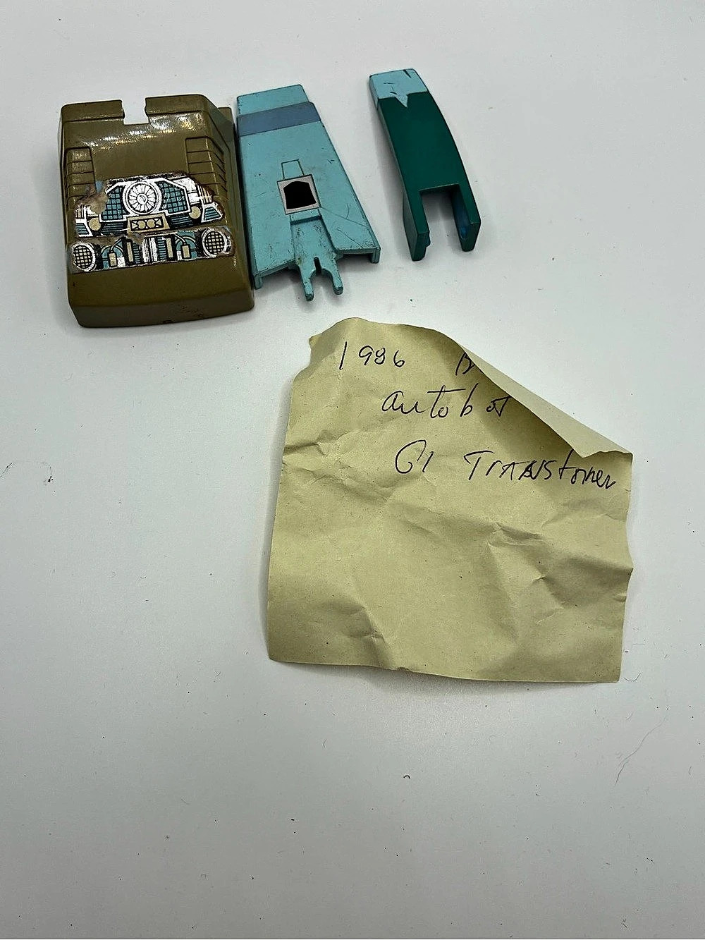 Hasbro Transformers G1 Wreck-Gar Parts Lot Green & Blue Components
